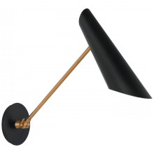 Visual Comfort & Co. Signature Collection ALL US ARN 2412HAB-BLK - Franca Single Library Wall Light