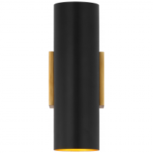 Visual Comfort & Co. Signature Collection ALL US ARN 2440HAB/BLK - Nella Small Cylinder Sconce