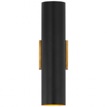 Visual Comfort & Co. Signature Collection ALL US ARN 2441HAB/BLK - Nella Medium Cylinder Sconce