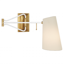 Visual Comfort & Co. Signature Collection ALL US ARN 2650HAB/WHT-L - Keil Swing Arm Wall Light