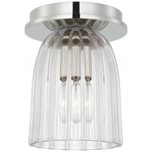 Visual Comfort & Co. Signature Collection ALL US ARN 4500PN-CG - Asalea 5" Solitaire Flush Mount