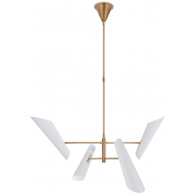 Visual Comfort & Co. Signature Collection ALL US ARN 5410HAB-WHT - Franca Small Pivoting Chandelier