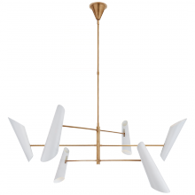 Visual Comfort & Co. Signature Collection ALL US ARN 5411HAB-WHT - Franca Large Pivoting Chandelier