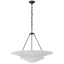 Visual Comfort & Co. Signature Collection ALL US ARN 5427BZ-PW - Mollino Large Tiered Chandelier