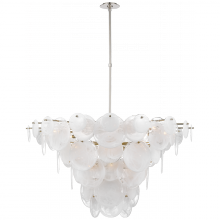 Visual Comfort & Co. Signature Collection ALL US ARN 5454PN-WSG - Loire Extra Large Chandelier