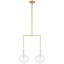 Visual Comfort & Co. Signature Collection ALL US CD 5026SB-CG - Lomme Small Linear Chandelier