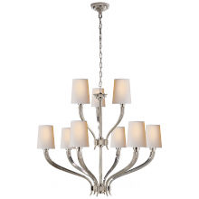 Visual Comfort & Co. Signature Collection ALL US CHC 2465PN-NP - Ruhlmann 2-Tier Chandelier