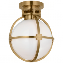 Visual Comfort & Co. Signature Collection ALL US CHC 4483AB-WG - Gracie 10" Captured Globe Flush Mount