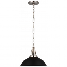 Visual Comfort & Co. Signature Collection ALL US CHC 5461PN-BLK - Layton 14" Pendant
