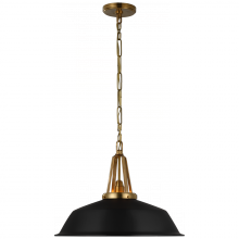 Visual Comfort & Co. Signature Collection ALL US CHC 5462AB-BLK - Layton 20" Pendant