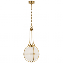 Visual Comfort & Co. Signature Collection ALL US CHC 5483AB-WG - Gracie Medium Captured Globe Pendant