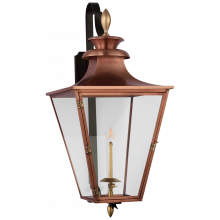 Visual Comfort & Co. Signature Collection ALL US CHO 2436SC-CG - Albermarle Medium Bracketed Gas Wall Lantern
