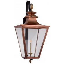 Visual Comfort & Co. Signature Collection ALL US CHO 2437SC-CG - Albermarle Large Bracketed Gas Wall Lantern