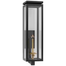 Visual Comfort & Co. Signature Collection ALL US CHO 2561BLK-CG - Fresno Large Bracketed Gas Wall Lantern