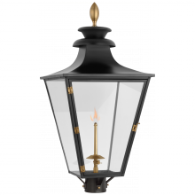 Visual Comfort & Co. Signature Collection ALL US CHO 7430BLK-CG - Albermarle Gas Post Light