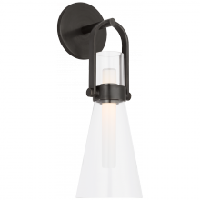 Visual Comfort & Co. Signature Collection ALL US IKF 2450BZ-CG - Larkin Medium Conical Bracketed Sconce