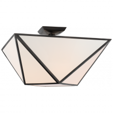 Visual Comfort & Co. Signature Collection ALL US JN 4241BZ-WG - Lorino Large Semi-Flush Mount