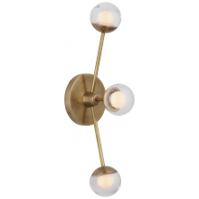 Visual Comfort & Co. Signature Collection ALL US KS 2230SB-CG - Alloway 19" Triple Linear Sconce