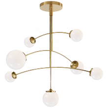 Visual Comfort & Co. Signature Collection ALL US KS 5404SB-WG - Prescott Large Mobile Chandelier