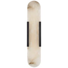 Visual Comfort & Co. Signature Collection ALL US KW 2018BZ-ALB - Melange 20" Elongated Sconce