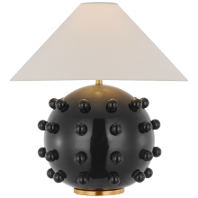 Visual Comfort & Co. Signature Collection ALL US KW 3027BLK-L - Linden Medium Orb Table Lamp