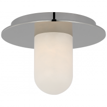 Visual Comfort & Co. Signature Collection ALL US KW 4005PN-ALB - Fosse 6" Solitaire Flush Mount