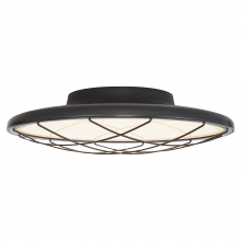 Visual Comfort & Co. Signature Collection ALL US PB 4001MBK - Dot 13" Caged Flush Mount