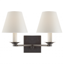 Visual Comfort & Co. Signature Collection ALL US RL 2007BZ-P - Evans Double Arm Sconce