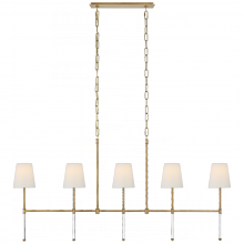 Visual Comfort & Co. Signature Collection ALL US SK 5055HAB-L - Camille Medium Linear Chandelier