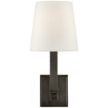 Visual Comfort & Co. Signature Collection ALL US SL 2819BZ-L - Square Tube Single Sconce