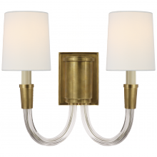 Visual Comfort & Co. Signature Collection ALL US TOB 2033HAB-L - Vivian Double Sconce