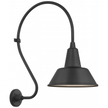 Visual Comfort & Co. Signature Collection ALL US TOB 2805MBK/S1-MBK - Academy 18" Larrabee Barn Light