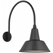 Visual Comfort & Co. Signature Collection ALL US TOB 2815MBK/S1-MBK - Academy 19.5" Arched Mack Barn Light