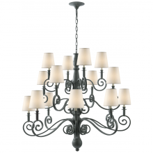 Visual Comfort & Co. Signature Collection ALL US TOB 5203DG-NP - Lillie Road Large Chandelier