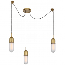 Visual Comfort & Co. Signature Collection ALL US TOB 5645HAB-FG-3 - Junio 3-Light Chandelier