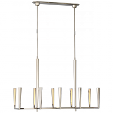 Visual Comfort & Co. Signature Collection ALL US TOB 5715PN - Galahad Large Linear Chandelier