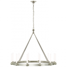 Visual Comfort & Co. Signature Collection ALL US TOB 5776PN-WG - Jeffery XL Ring Chandelier