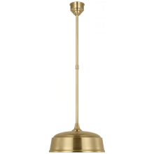 Visual Comfort & Co. Signature Collection ALL US TOB 5812HAB-HAB - Academy 16" Rockhouse Pendant