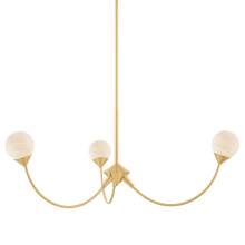 Mitzi by Hudson Valley Lighting H1051803-AGB - Natasha Chandelier