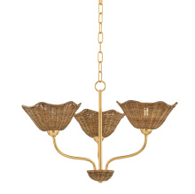 Mitzi by Hudson Valley Lighting H1101803-AGB - Kehlani Chandelier