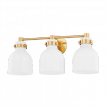 Mitzi by Hudson Valley Lighting H649303-AGB - Elli Bath And Vanity