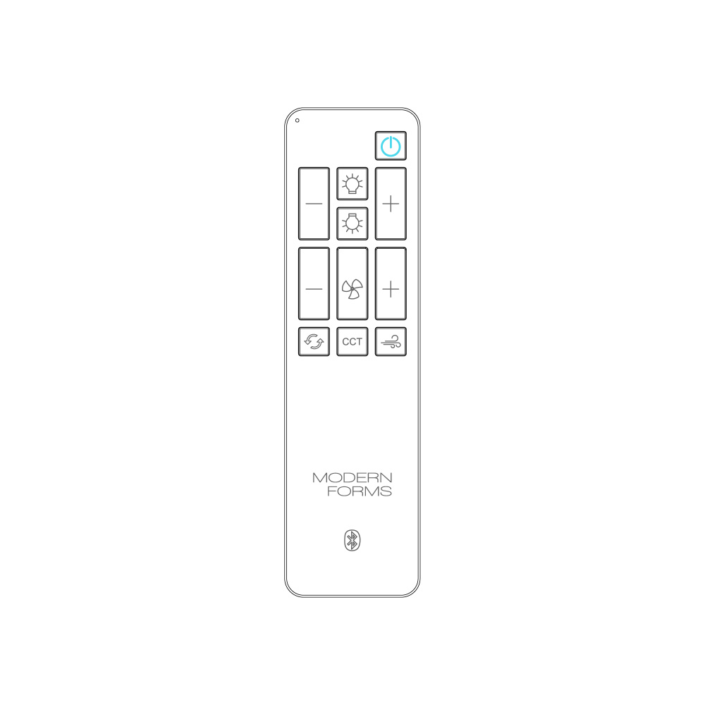 Uplight and Downlight Remote Control with Bluetooth