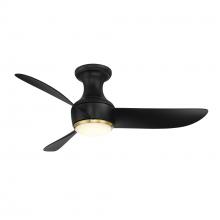 Modern Forms US - Fans Only FH-W2203-44L27SBMB - Corona 44 Flush Mount Ceiling Fan