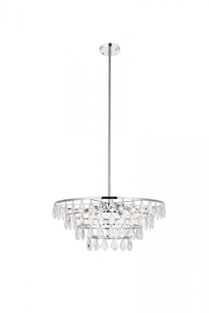 Ella 24 inch pendant in chrome