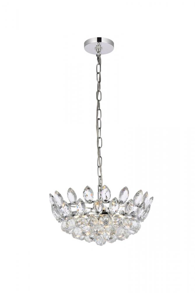 Emilia 16 inch pendant in chrome
