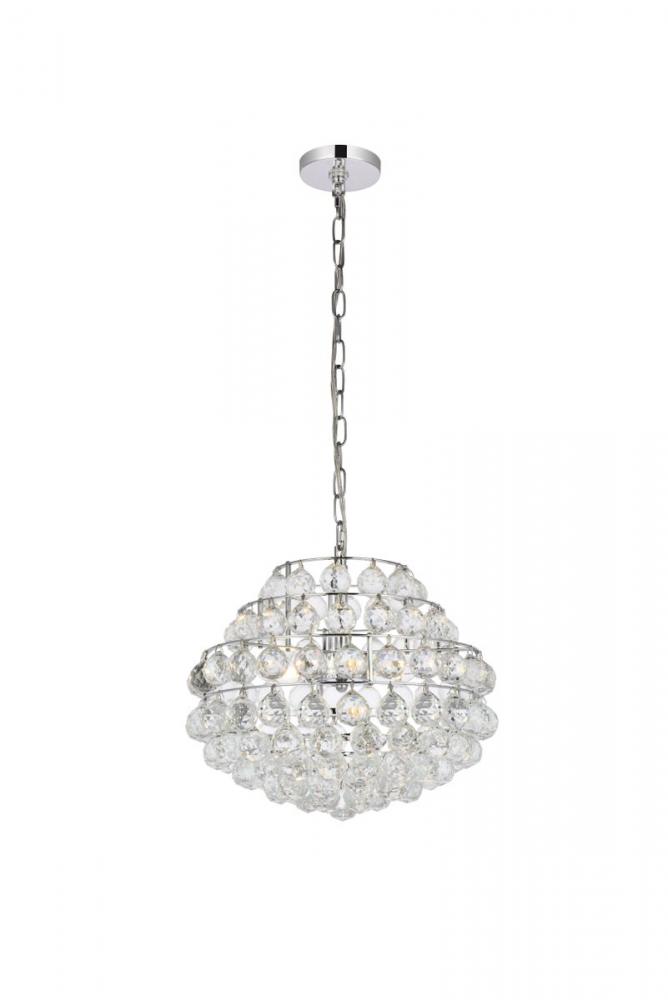 Savannah 16 inch pendant in chrome