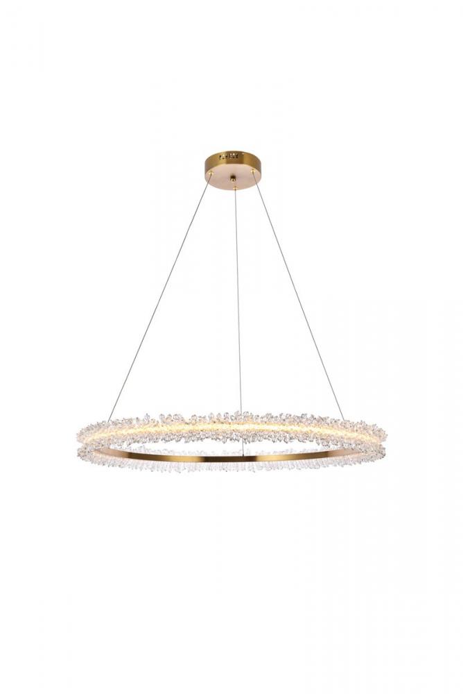 Laurel LED 34 inch Gold pendant