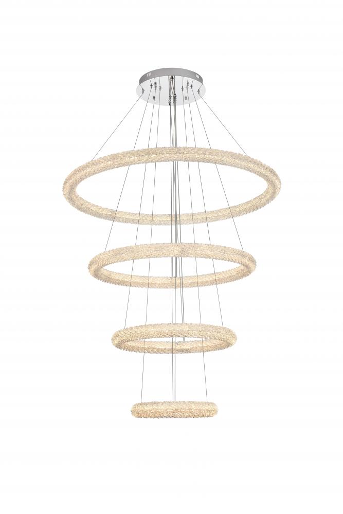 Bowen Hang D41.7"H24.5"LED 160W L4 Chrome