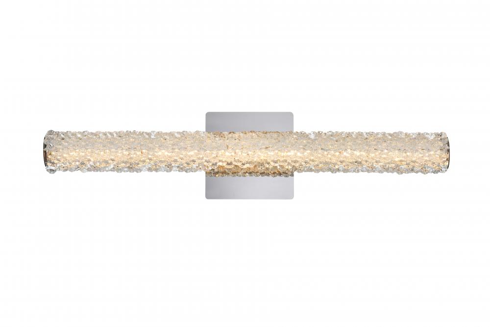 Bowen Wall Sconce W24" H5.5" E4.5" LED 12W DIM 3CCT  Chrome