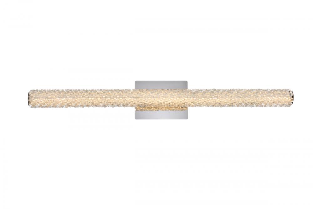 Bowen Wall Sconce W36" H5.5" E4.5" LED 20W DIM 3CCT  Chrome